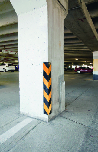Protectores de columna, pared y esquina en parking